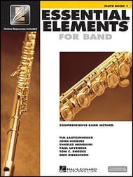 Essential Elements Interactive, Book 1 Flute band method book cover